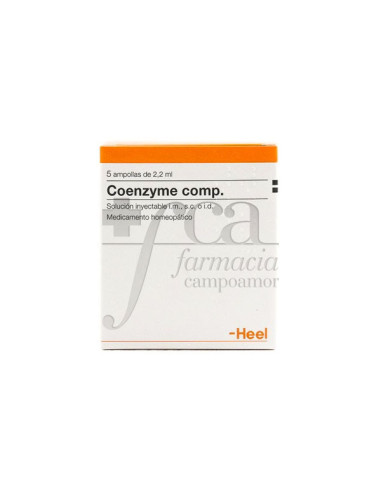 COENZYME COMPOSITUM 5 AMPOLLAS HEEL- Farmacia Campoamor