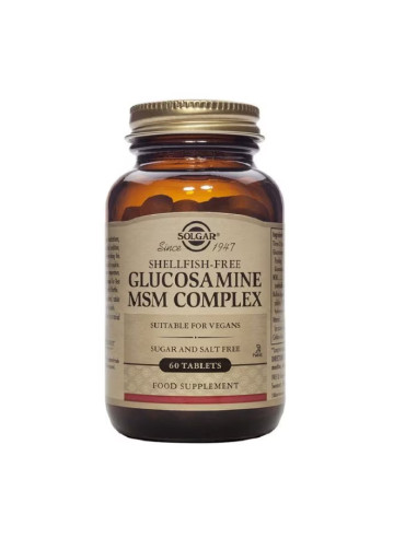 SOLGAR GLUCOSAMINA MSM COMPLEX 60 COMP