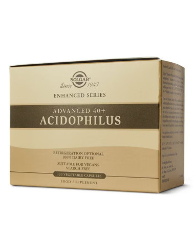 SOLGAR ACIDOPHILUS AVANZADO 40+ 120 CAPS