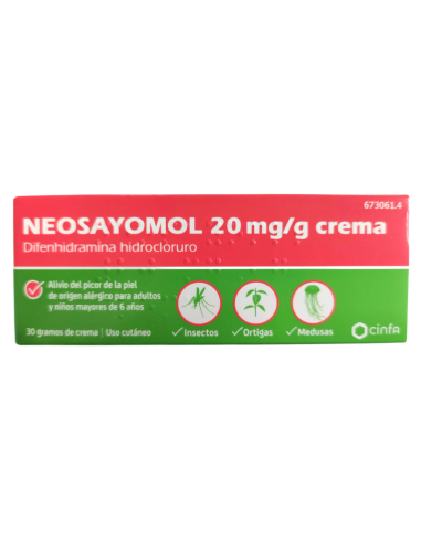 NEOSAYOMOL 20 MG/G CREMA TUBO 30 G- Farmacia Campoamor