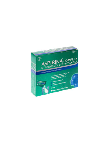 ASPIRINA COMPLEX EFERV 10 SOBRES