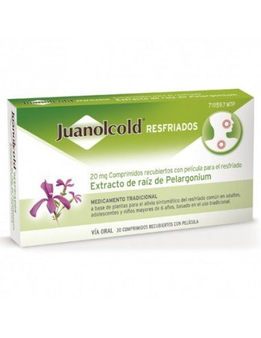 JUANOLCOLD RESFRIADOS 20 MG 30 TABLETS