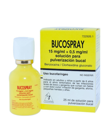 BUCOSPRAY AEROSOL TOPICO 25 ML- Farmacia Campoamor