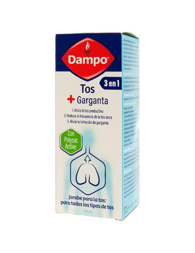 DAMPO 3 EN 1 TOSSE + GARGANTA XAROPE 150 ML