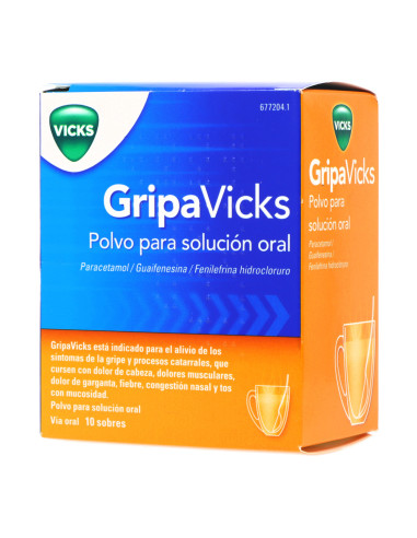 GRIPAVICKS 10 SOBRES- Farmacia Campoamor