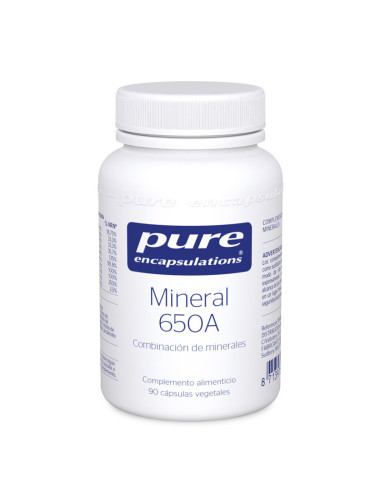 Pure Encapsulations Mineral 650a 90 Caps