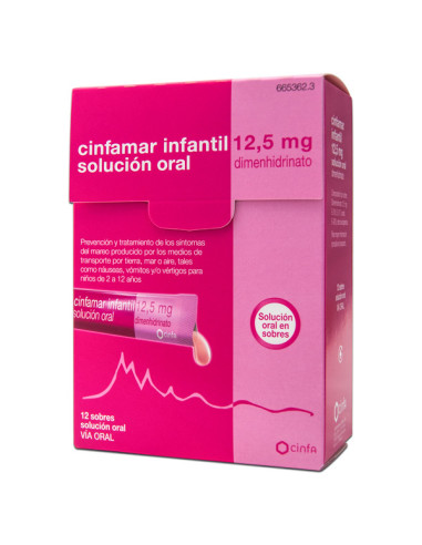 CINFAMAR INFANTIL SOLUCION ORAL 12 SOB