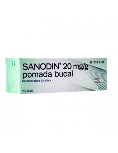 SANODIN 20MG/G POMADA BUCAL 15 G- Farmacia Campoamor