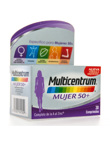 MULTICENTRUM MULHER 50+ 30 COMPRIMIDOS