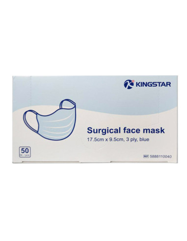 SURGICAL MASK 3 LAYERS 50 UNITS KINGSTAR