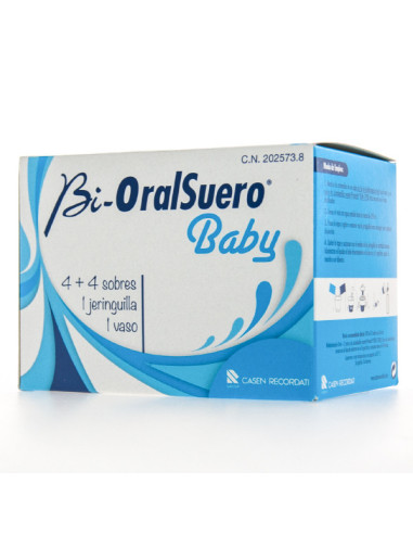 BI-ORALSUERO BABY 4+4 BEUTEL 1 BECHER 1 SPRITZE