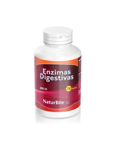 DIGESTIVE ENZYMES 250 TABLETS NATURBITE