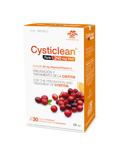 CYSTICLEAN FORTE 240 MG 30 CAPSULES