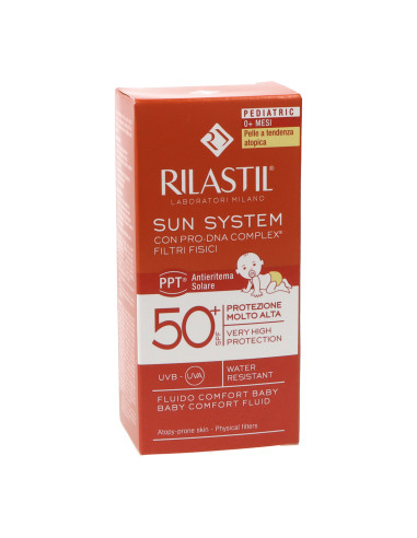RILASTIL SUN SYSTEM BABY SPF 50+ KOMFORT-FLÜSSIGKEIT 50 ML