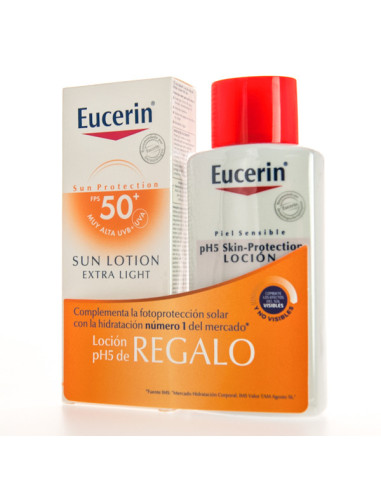 EUCERIN LIGHT SUN LOTION SPF50 + GIFT PROMO
