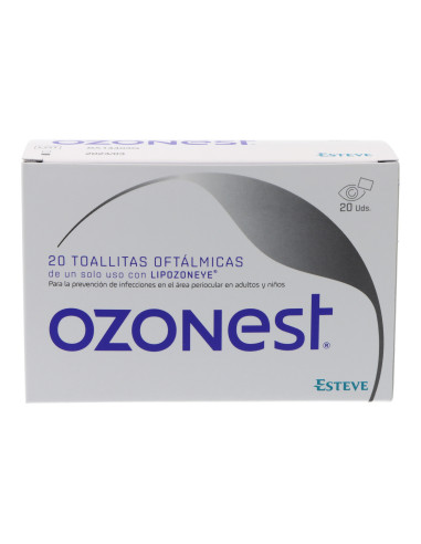 OZONOEST 20 TOALHETES OFTÁLMICOS