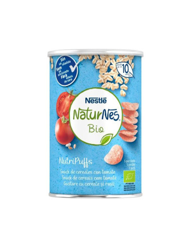NESTLE NATURNES BIO NUTRI PUFFS CEREAIS COM TOMATE 35 G