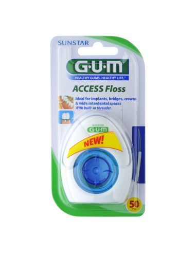 GUM ACCESS FLOSS FIO DENTAL 50 FIOS R3200