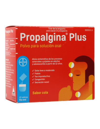 PROPALGINA PLUS 10 SOBRES- Farmacia Campoamor
