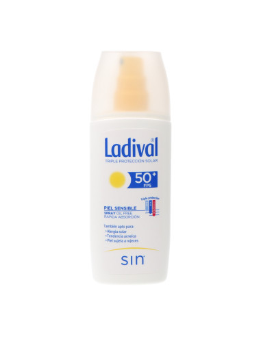 LADIVAL OIL FREE SPRAY SPF50 FOR SENSITIVE SKIN 150 ML