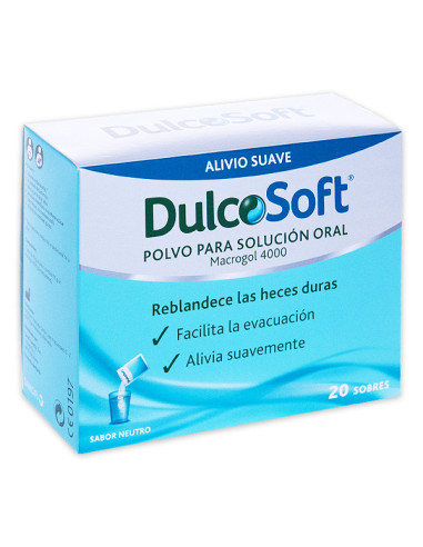 DULCOSOFT POLVO PARA SOLUCION ORAL 20 SOBRES
