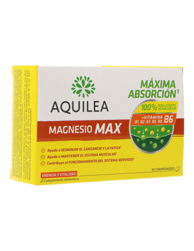 AQUILEA MAGNESIO MAX 30 COMPRIMIDOS