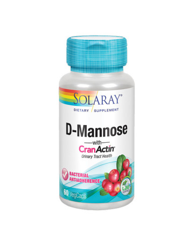 D-MANNOSE CRANANCTIN 60 CAPSULES SOLARAY