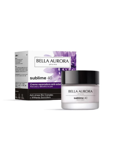Bella Aurora Sublime 40 Crema Reparadora Anti-edad Noche 50 ml