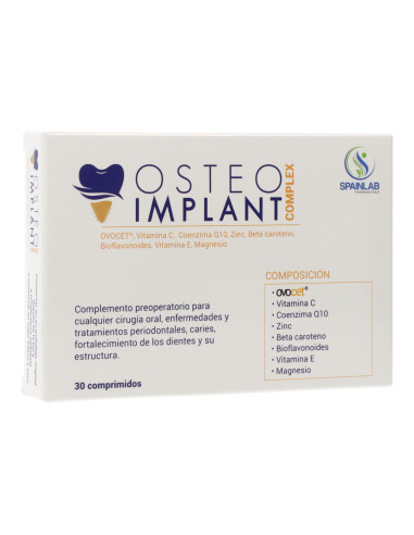 OSTEO IMPLANT COMPLEX 30 COMPRIMIDOS