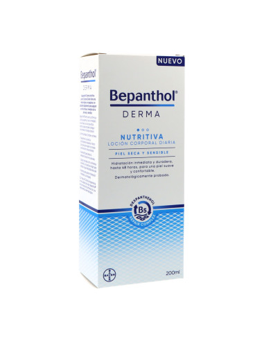 BEPANTHOL DERMA NUTRITIVA BODY LOTION FOR DRY AND SENSITIVE SKIN  200 ML