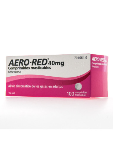 AERO RED 40MG 100 COMPRIMIDOS MASTICABLES- Farmacia Campoamor