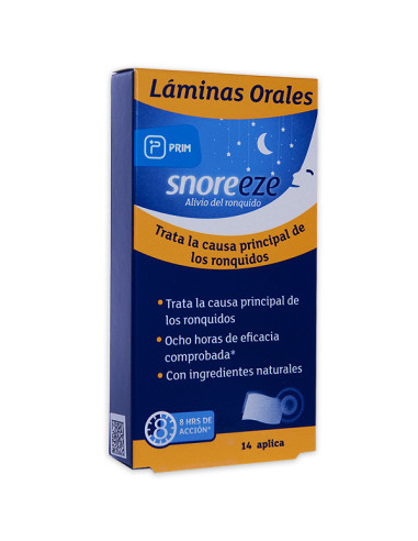 Snoreeze Laminas Orales Ronquidos 14 Uds