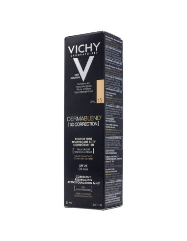 VICHY DERMABLEND 3D CORRECTION SPF25 OIL FREE N15 30 ML