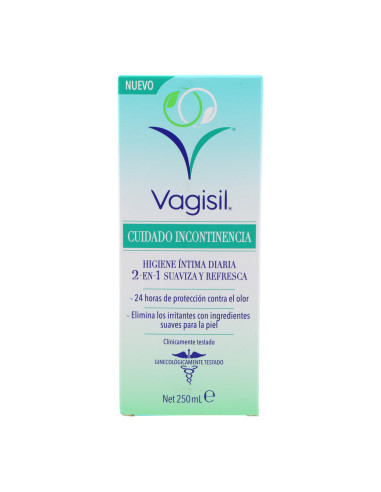 VAGISIL INCONTINENCE CARE INTIMATE HYGIENE 2 IN 1 250 ML