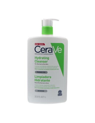 CERAVE MOISTURISING CLEANSER FOR NORMAL TO DRY SKIN 1L