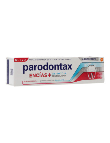 Parodontax Encias + Aliento & Sensibilidad Blanq