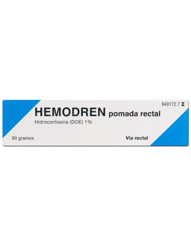 HEMODREN RECTAL 10 MG/G POMADA RECTAL 30 G