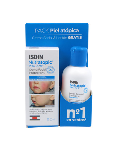 NUTRATOPIC PRO-AMP GESICHT CREME 50 ML + LOTION 100 ML PROMO