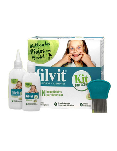 FILVIT KIT WITHOUT INSECTICIDES LOTION 125 ML X 2 UNITS
