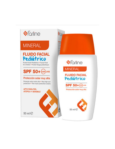 FARLINE FLUIDO FACIAL PEDIATRICO MINERAL SPF50 50 ML