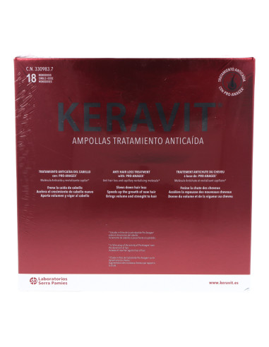 KERAVIT ANTI-HAARAUSFALL 6ML 18 AMPULLEN