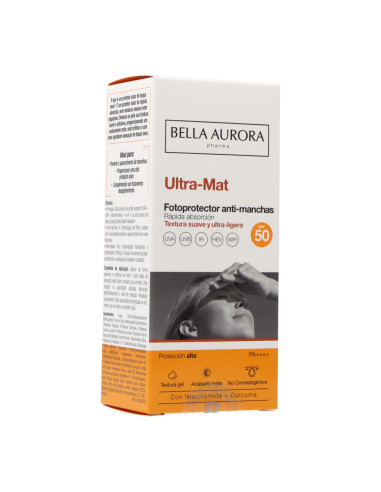 BELLA AURORA ULTRA-MAT FOTOPROTECTOR ANTI-MANCHAS SPF50 50 ML