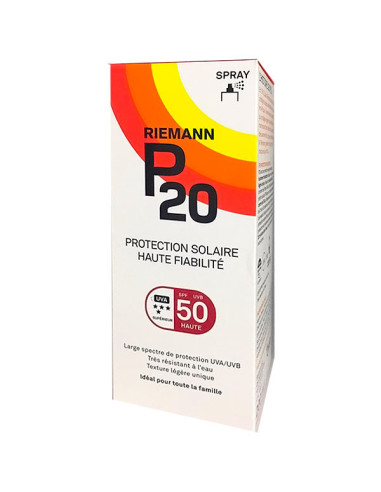 RIEMANN P20 PROTEÇÃO SOLAR SPRAY SPF50 200 ML