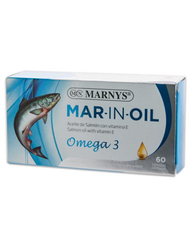 MAR IN OIL OMEGA 3 500 MG 60 CAPSULES MARNYS