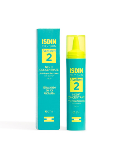 ISDIN TEEN SKIN ACNIBEN NIGHT CONCENTRATE ANTI-IMPERFECTION SERUM 27 ML