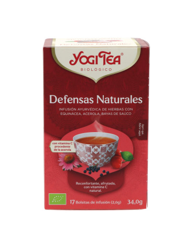 YOGI TEA NATURAL DEFENSES 17 TEA BAGS