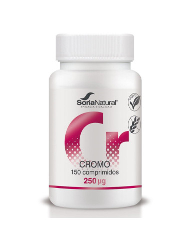 CHROMIUM SUSTAINED RELEASE 150 TABLETS R11056 SORIA NATURAL