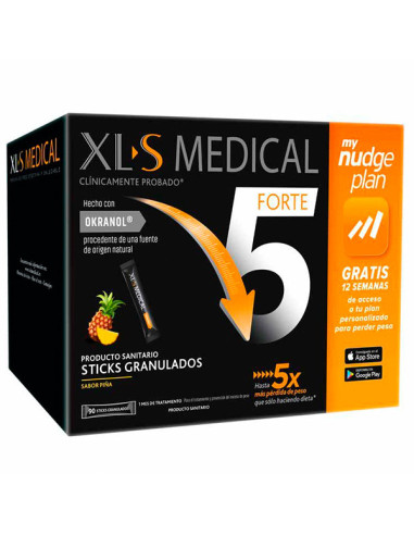 XLS MEDICAL FORTE 5 90 STICKS GRANULADO SABOR ANANÁS
