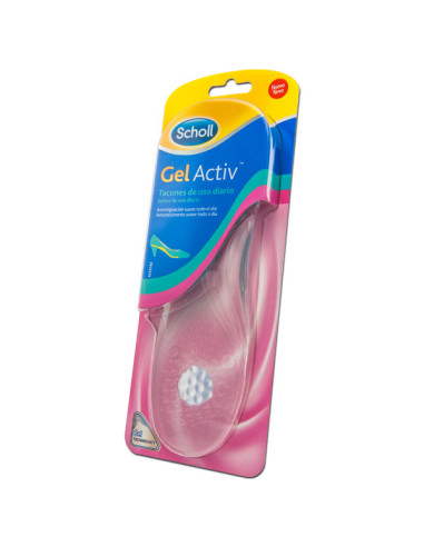 SCHOLL GEL ACTIV DAILY USE HEEL S35-40,5 2 UNITS