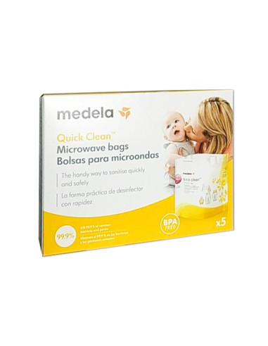 MEDELA QUICK CLEAN MICROWAVE BAGS 5 UNITS